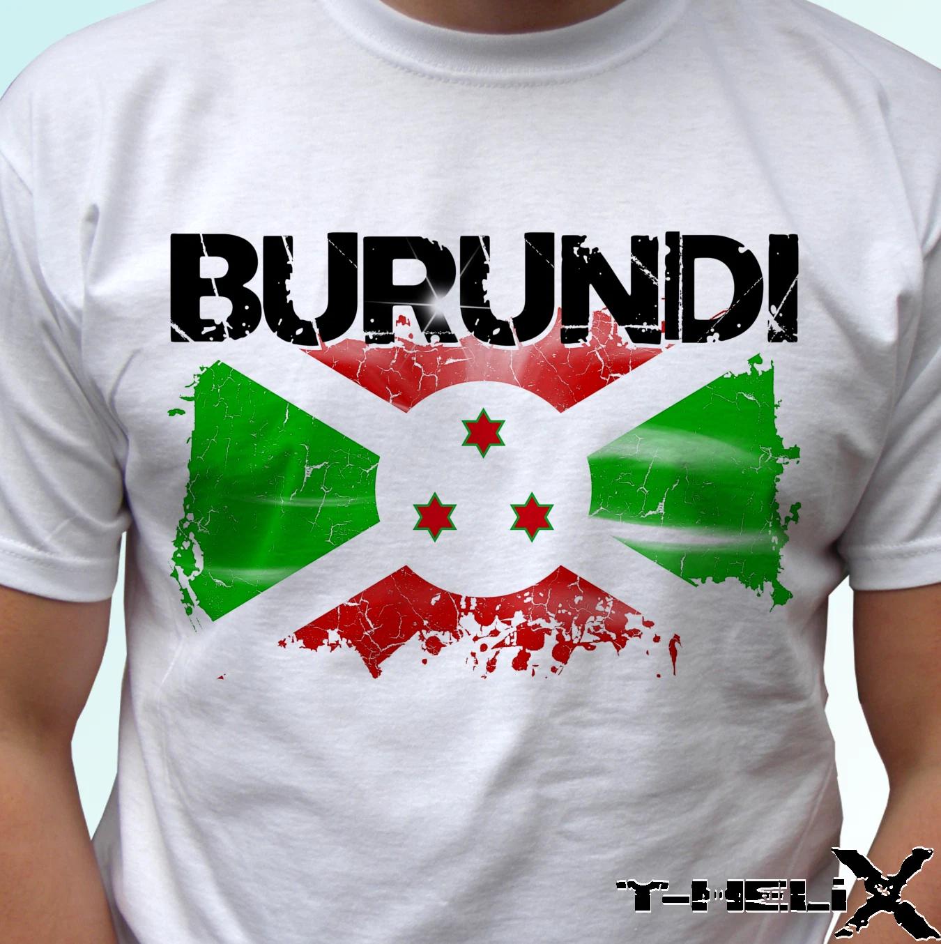 

Burundi Flag - white kids boys T-Shirt top Africa design - s s kids & baby sizes 120