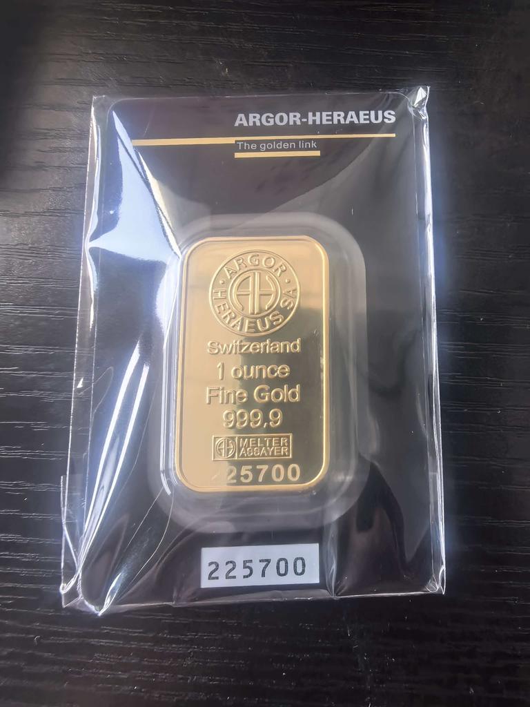 3D Gold Plated Souvenir Bar Non-Magnetic Copper Collectible Metal Bar with Unique Serial Numbers