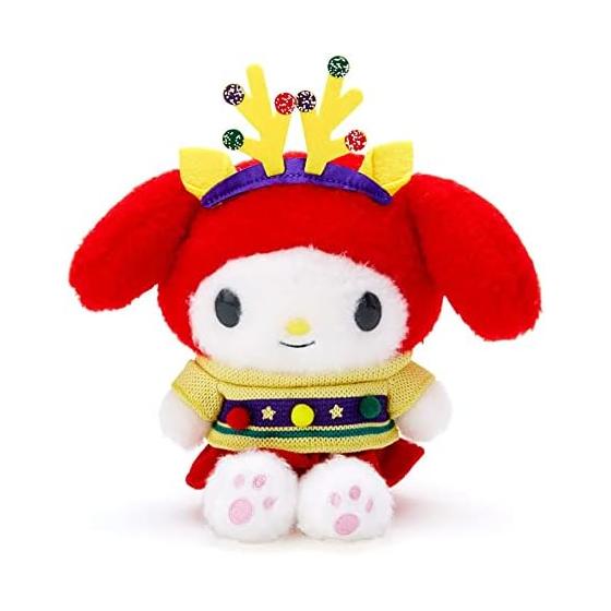 Sanrio (САНРИО) Плюшевая игрушка Sanrio My Melody Серия «Рождественский свитер My Melody» Персонаж 16,7 x 12 x 17 см 710636 SANRIO