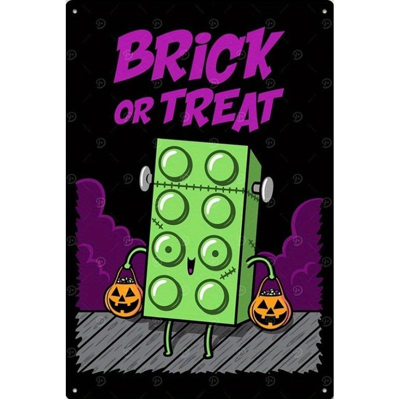 Halloween Metal Tin Sign Wall Decor 20x30cm