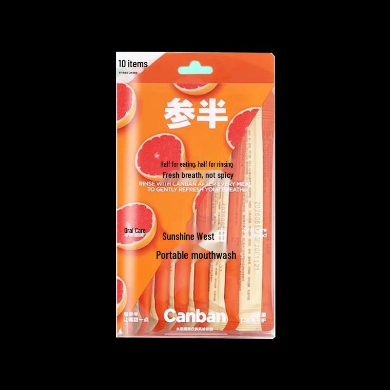 

Canban Portable Sunshine Grapefruit Mouthwash