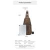 Men's Real Leather Chest Bag Brand Designer Crossbody Sling Backpack Waterproof for Hiking Mountaineering Travel