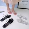 Beach Ladies Cool Slippers Flip-Flops Jelly Flat Casual Sandals