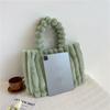 Fashion Designer Faux Fur Tote Bag for Women Handbags Autumn Winter Plush Shoulder Crossbody Bags