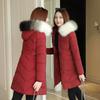 New Product Waist Slimming Mid-length Cotton Coat Women Windproof Warm Thickened Cotton Coat Women