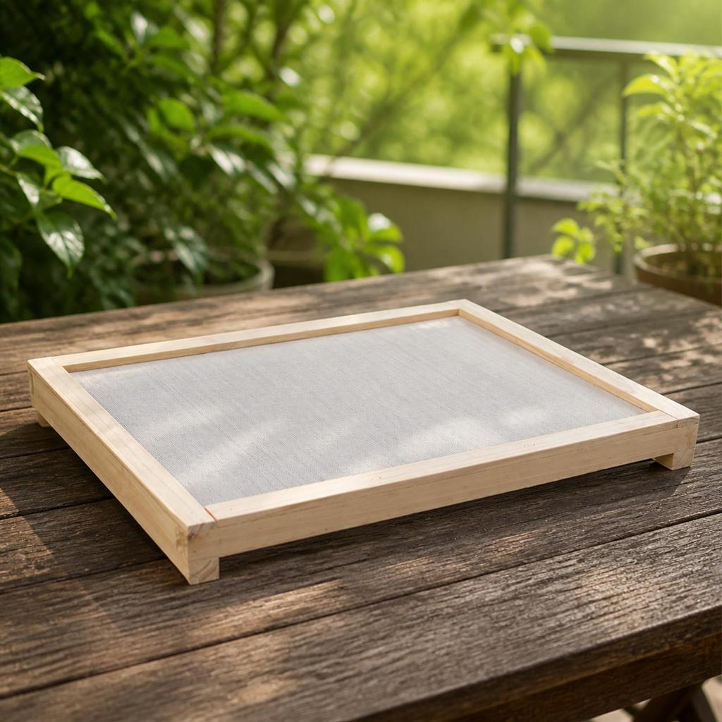 Incense Drying Net Breathable Tray with Mesh Screen for Workbench