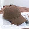 High-quality Pure Cotton Light Board Solid Color Versatile Baseball Cap for Men and Women Soft Top Casual Big Head Circumference Showing Face Small C