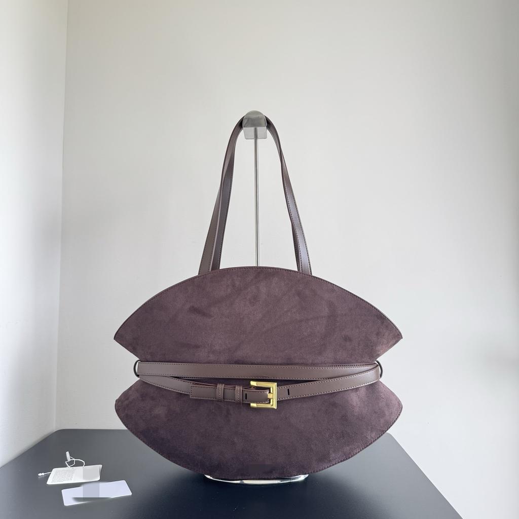 Neues Nischen-Design Leder Retro Handtasche mit großer Kapazität Damen Pendler Umhängetasche Große Tasche Tragetasche