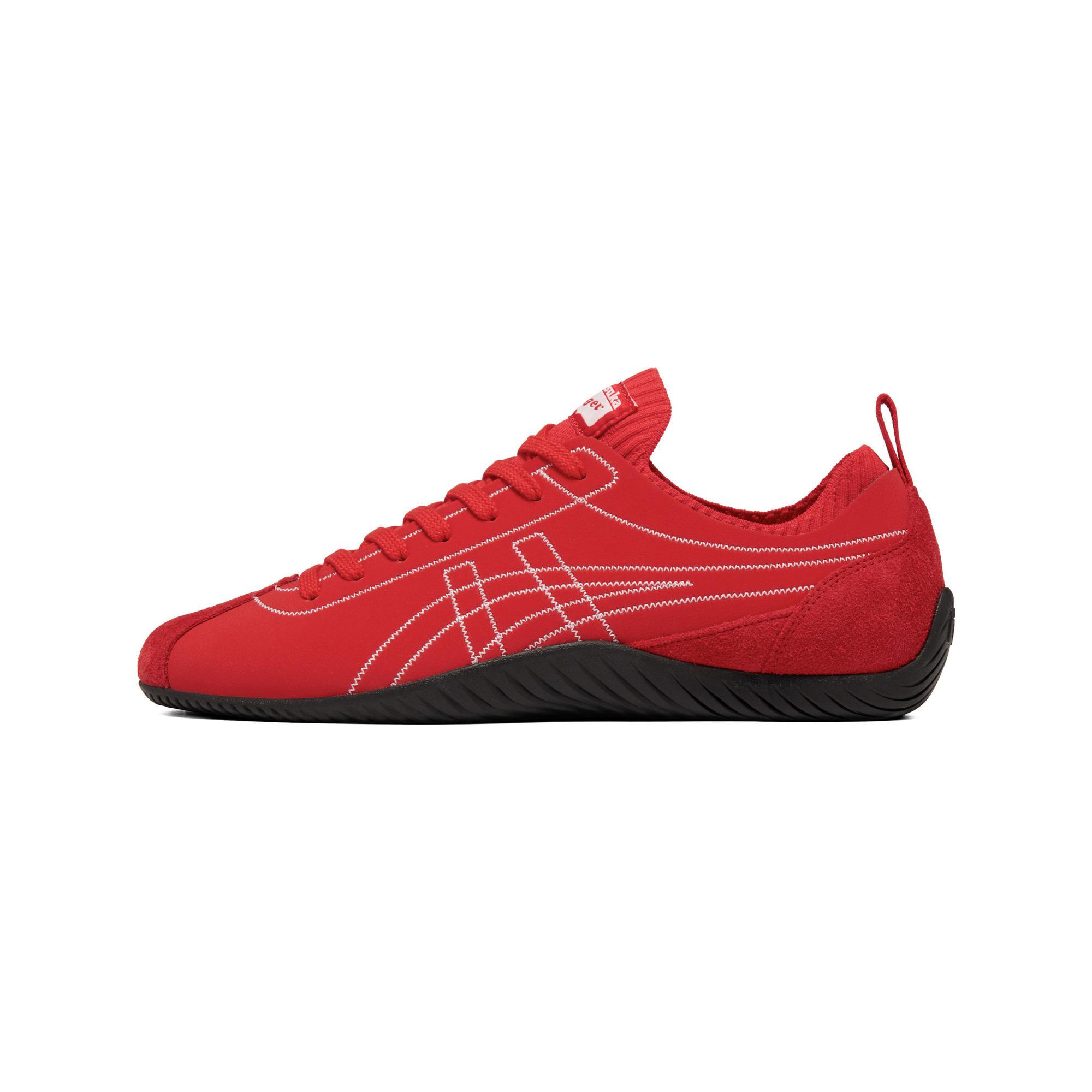 Onitsuka Tiger Men's Red Sclaw Comfortable Low-Top Lifestyle Sneakers Unisex Sneakers 1183B969-601 Cm