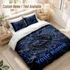 Custom Name Bedding Set 3 PiecesSheffield Wednesday FC Print Duvet Cover + 2 Pillowcases Soft Bed Decor