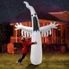 Large Halloween Inflatable Ghost Decoration Featuring LED Lights Perfect For Indoor Outdoor Yard Garden Lawn Horror Party Decor
