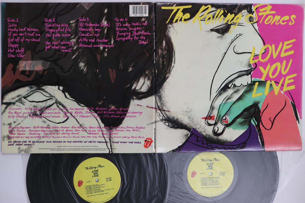LP Record ROLLING STONES Love You Live CG40496 ROLLING STONES 1986 US Rock Used