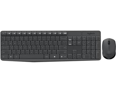 Logitech MK235 Wireless Keyboard + Mouse Set Gray