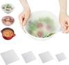 SUNZEMIN Silicone Reusable Food Silicone Bowl Refrigerator Safe Wrap, Wrap, Cover, (5, 30x30cm)