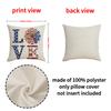 4pcs/Set American New Letter Printed Pillowcase Modern Minimalist Sofa Cushion Home Decoration Seat Cushion Without Pillow Core