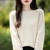 Retro Colorful Polka Dot Sequin Wool Sweater - Loose Fit, Round Neck, Warm for Autumn/Winter