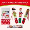 JOYFY 5 Pieces Christmas Kitchen Appliance Handle Covers for Kitchen Refrigerator Microwave Oven Dishwasher Decoration