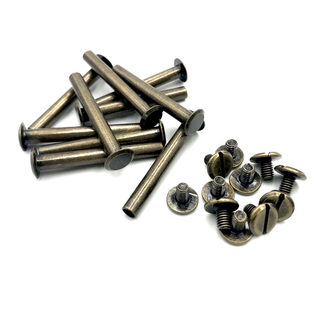 Cheap 10 Sets Chicago Screws Rivets for Scrapbook Photo Album Book ...