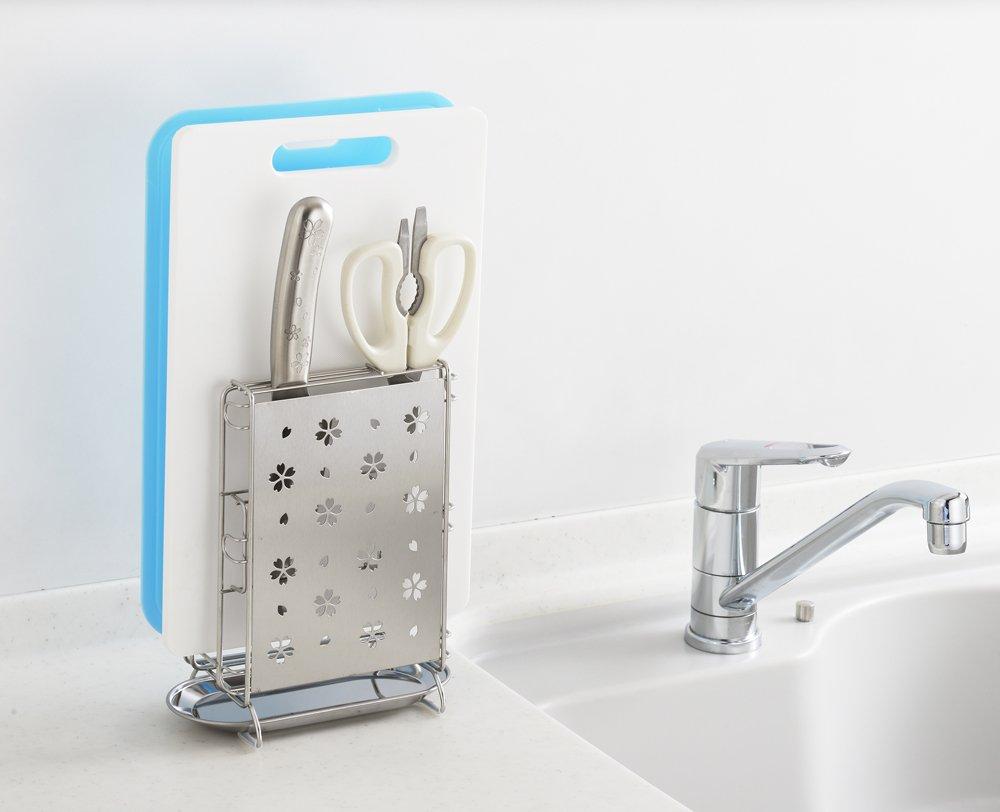 Yoshikawa Scissors Stand Cherry Blossom X X 1305394 Knife/Cutting Board/Kitchen 15.2 10.2 21.7cm