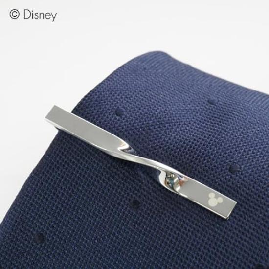 Disney Mickey Mouse Tie Tie Bar Set Navy Includes Tie Gift & (DN902520-2) - Blue, Clip,