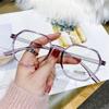 Polygonal Anti-Blue Light Reading Glasses Fashionable Mom's Presbyopia Glasses  for Women & Men