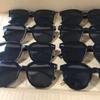 2025 sunglasses men's sunglasses women's high-end sense one-piece three-point black street shot fashion Douyin same sunscreen glasses