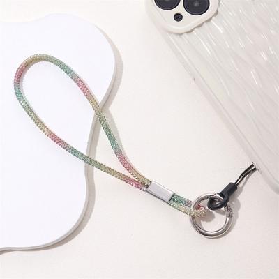 Rhinestone Bling Bling Diamond Neck Hanging Strap Cellphone Hanging Rope Phone Wrist Straps Phone Lanyard Phone Neck Strap
