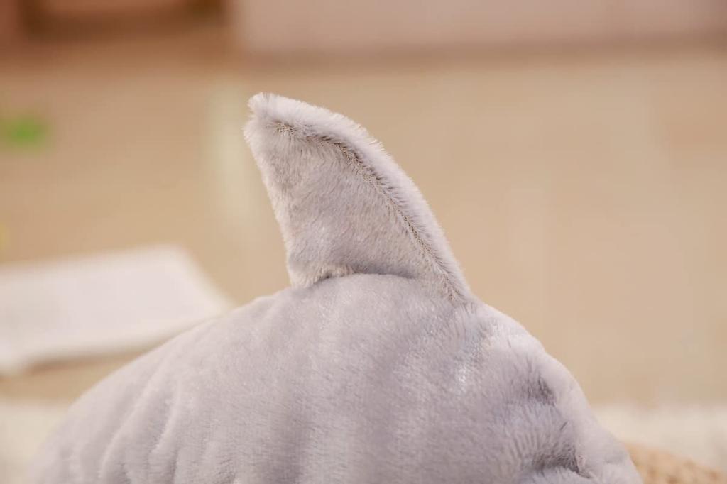 (pont du monde) puppet hand puppet stuffed animal ventriloquism puppet show finger puppet children animal (shark)