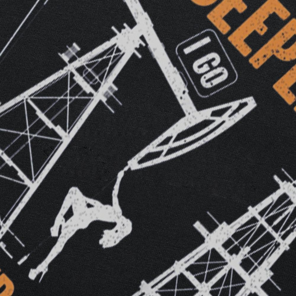 Novinka Ropná plošina Vrtání Životní styl Pracovník ropného pole Trička Streetwear Krátký rukáv Narozeninové dárky Letní styl Tričko Unisex