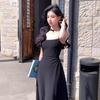 High-end first love white suspender dress women's summer dress new summer long skirt temperament slim