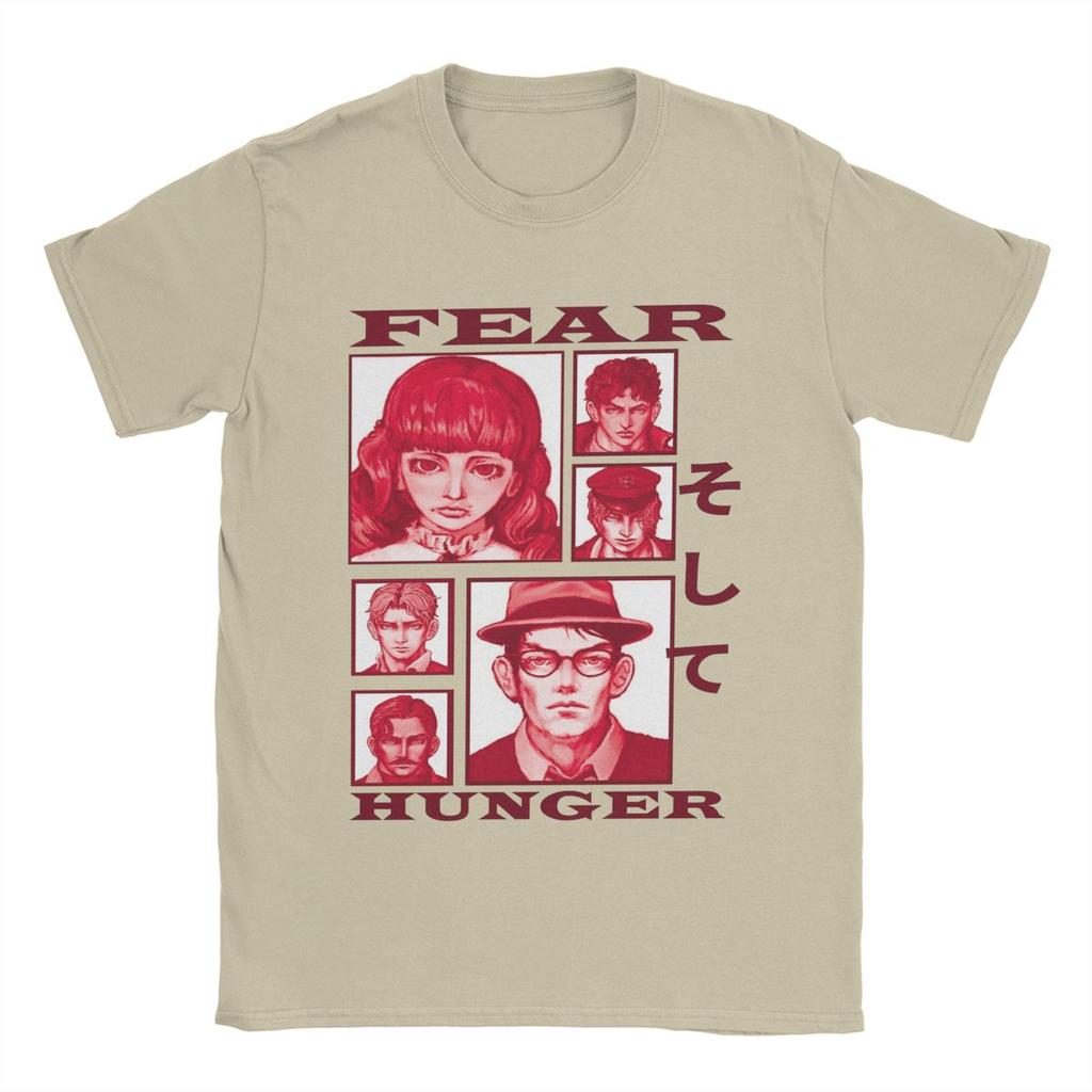 Fear And Hunger Indie Horror Men's T Shirts Funny Tees Short Sleeve Round Collar T-Shirt Pure Cotton Gift Idea Clothing