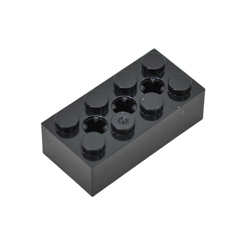 [MOC 39789] 50g Small Particle Technic Bricks 2x4 with 3 Axle Holes - Compatible with Technic Parts Standard