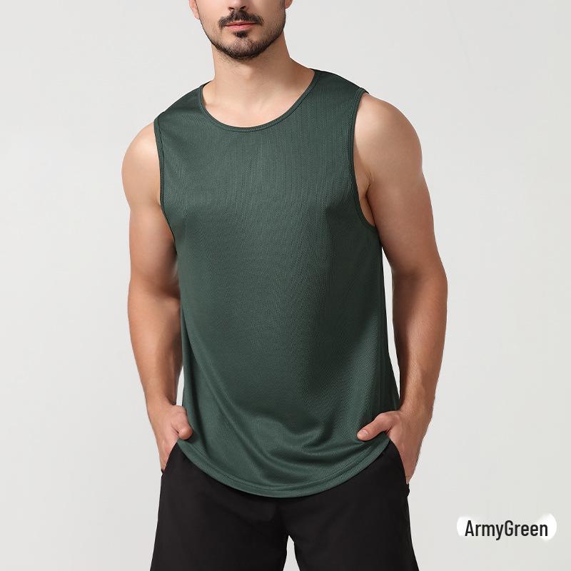 Men's Quick-Dry Summer Fitness Vest: Plus Size, Loose Fit for Running and Basketball
