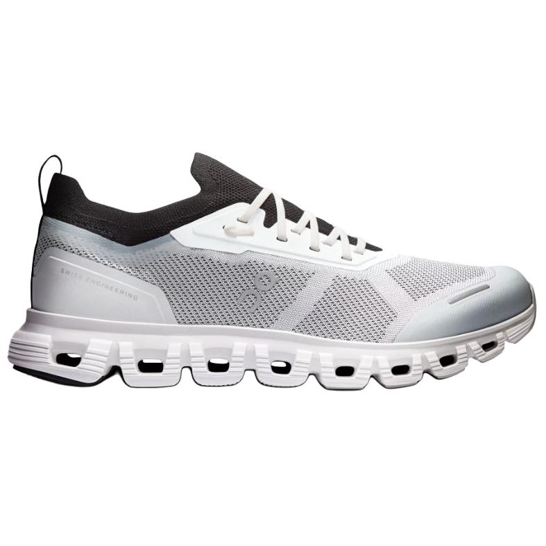 On Cloud 6 Rebound Abrasion Resistant Rebound And Wear resistant Running Shoes Women's White Gray Black 3WF10030462