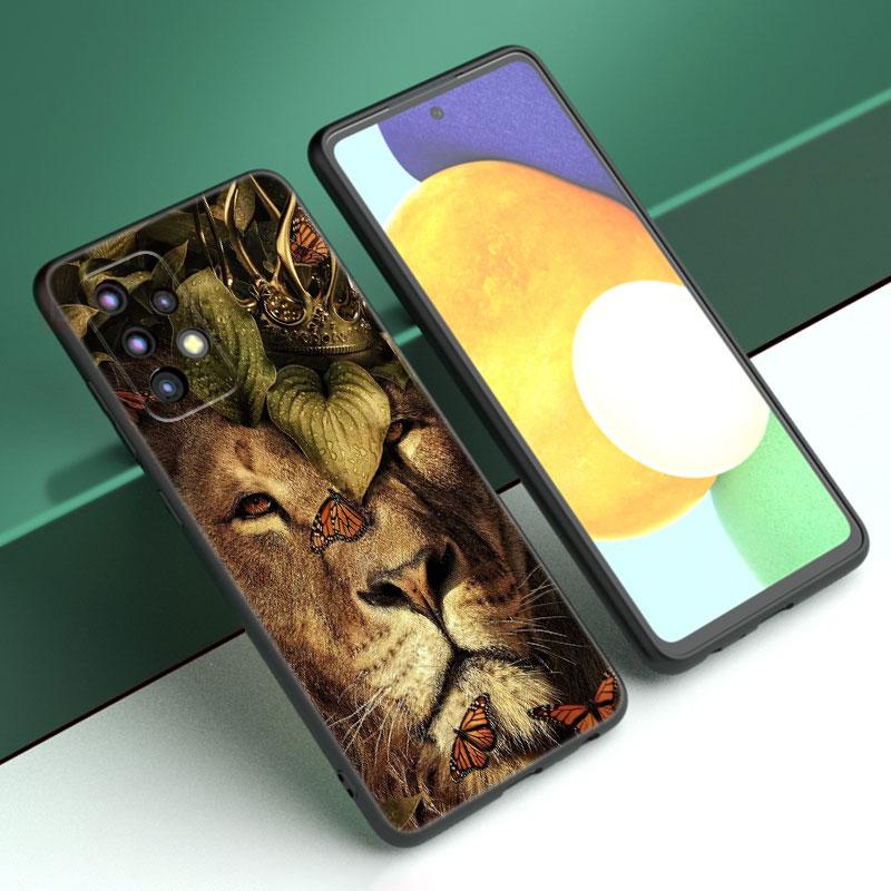 

Чехол с изображением животного лисы, волка и цветов для Samsung A04 A21 A30 A50 A52 S A13 A14 A22 A23 A32 A53 A73 5G A11 A12 A31 A33 A51 A70 A71 A72 Samsung A73 5G