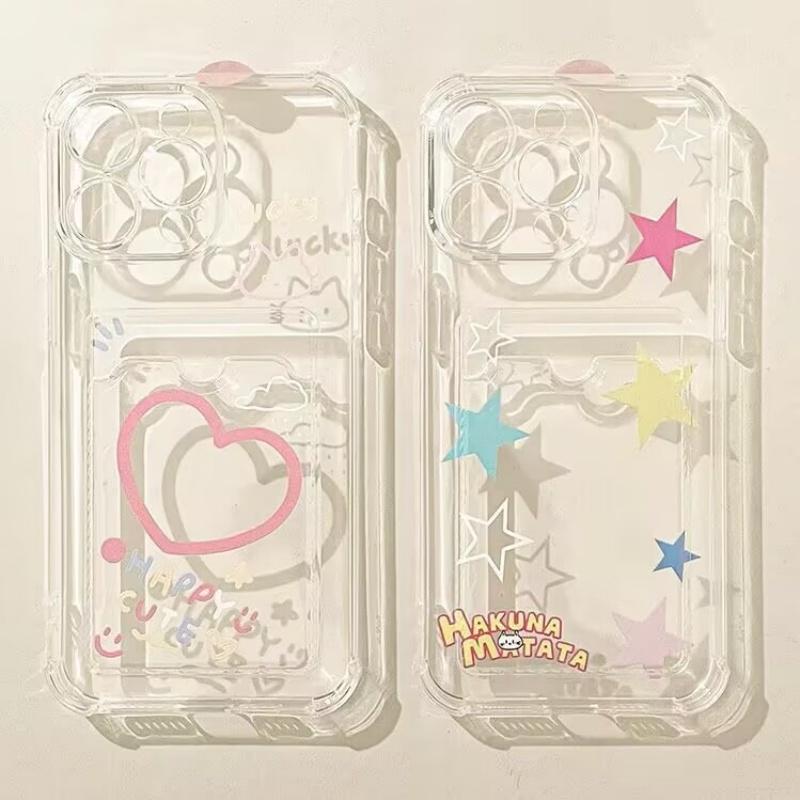 Coque de téléphone Mignonne Motif Étoile Scintillante Pour OPPO Reno 12F 13F 13 8 7 6 Pro A18 A38 A58 A98 A78 A60 A3 A5 Pro A3X A54 A74 Coque Transparente
