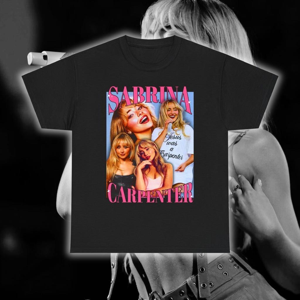 Sabrina Carpenter T-Shirt Men Women Oversized Y2k Street Hip Hop Harajuku Fashion Casual Cotton Short Sleeve Male Female Clothing High Quality Top Tee