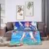 Haru Urara Uma Musume Blankets Coral Fleece Plush Winter Portable Super Soft Throw Blanket for Home Outdoor Bedspreads