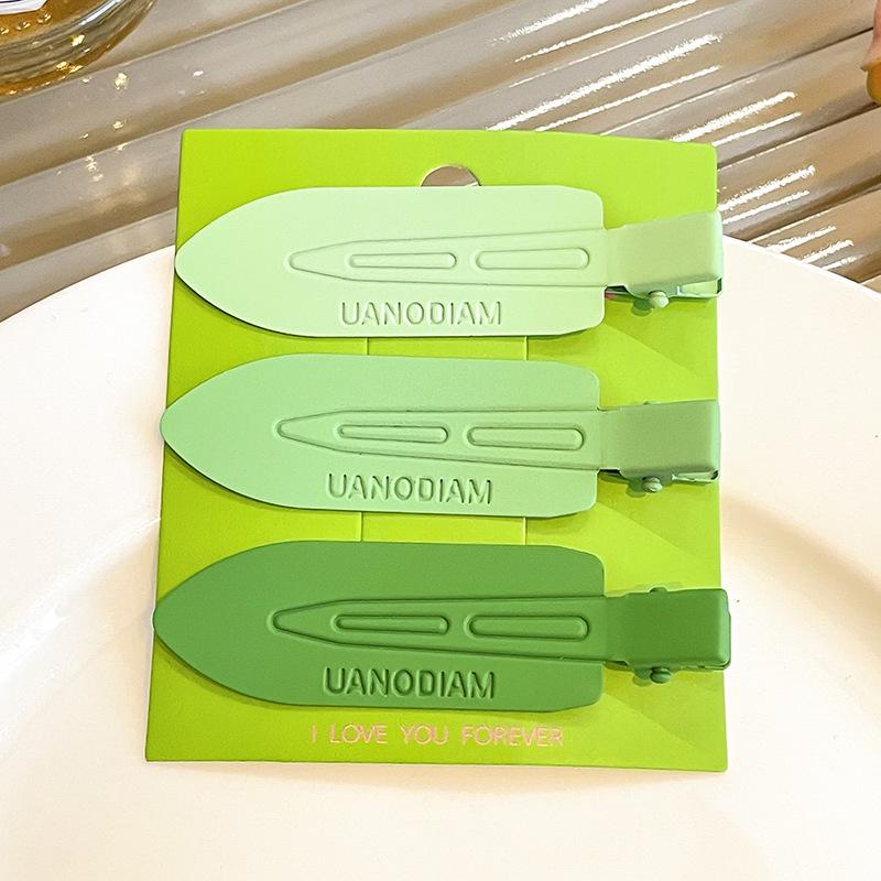 Dopamine Color Bangs Hair Clip Sideburns for Kids & Women - Duckbill Hairpin Headwear