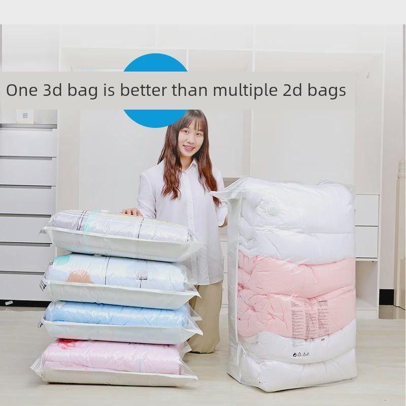 Storage Bags, Compression Bags, No Need for Air Extraction, Thickened and Durable, Home-Use Quilt Set, Mold-Proof and Moisture-Proof Storage Bags
