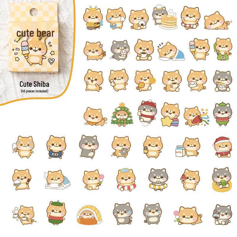 Children's Cartoon Self-Adhesive Letter Stickers: DIY Journal & Phone Case Decoration