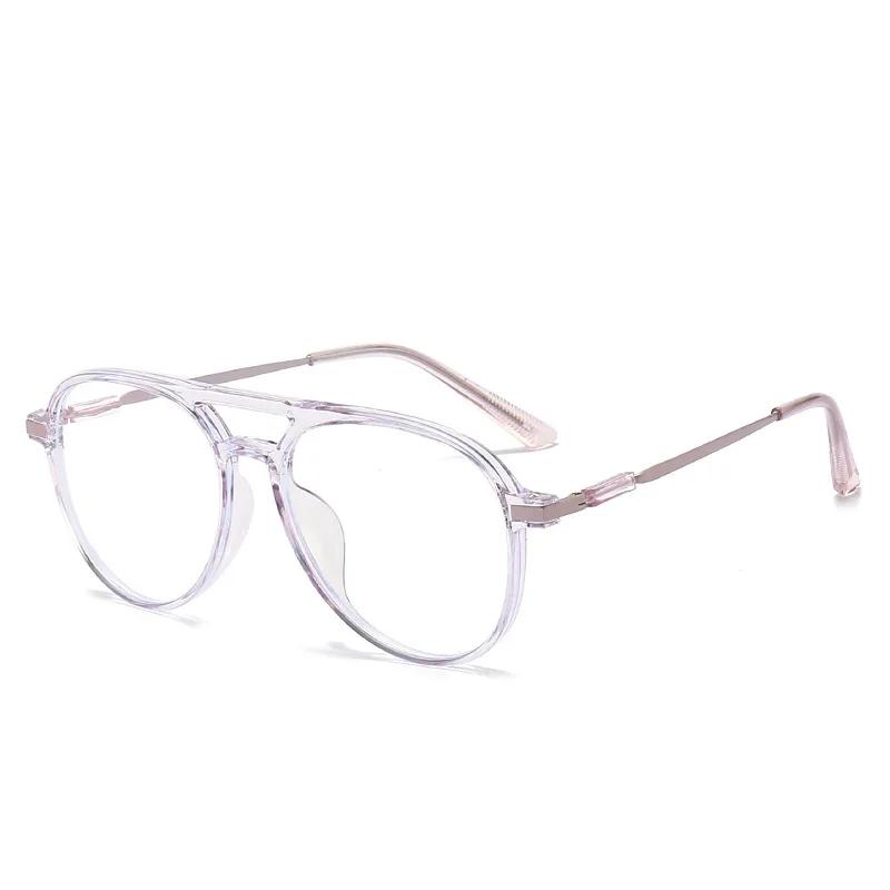 Vintage Lesebrille mit Doppelsteg für Herren Anti-Blaulicht Quadratischer Rahmen Alterssicht Brille