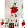 Weihnachtselfenpuppen-Ornament aus Stoffmaterial für Feiertagsbaumdekorationen
