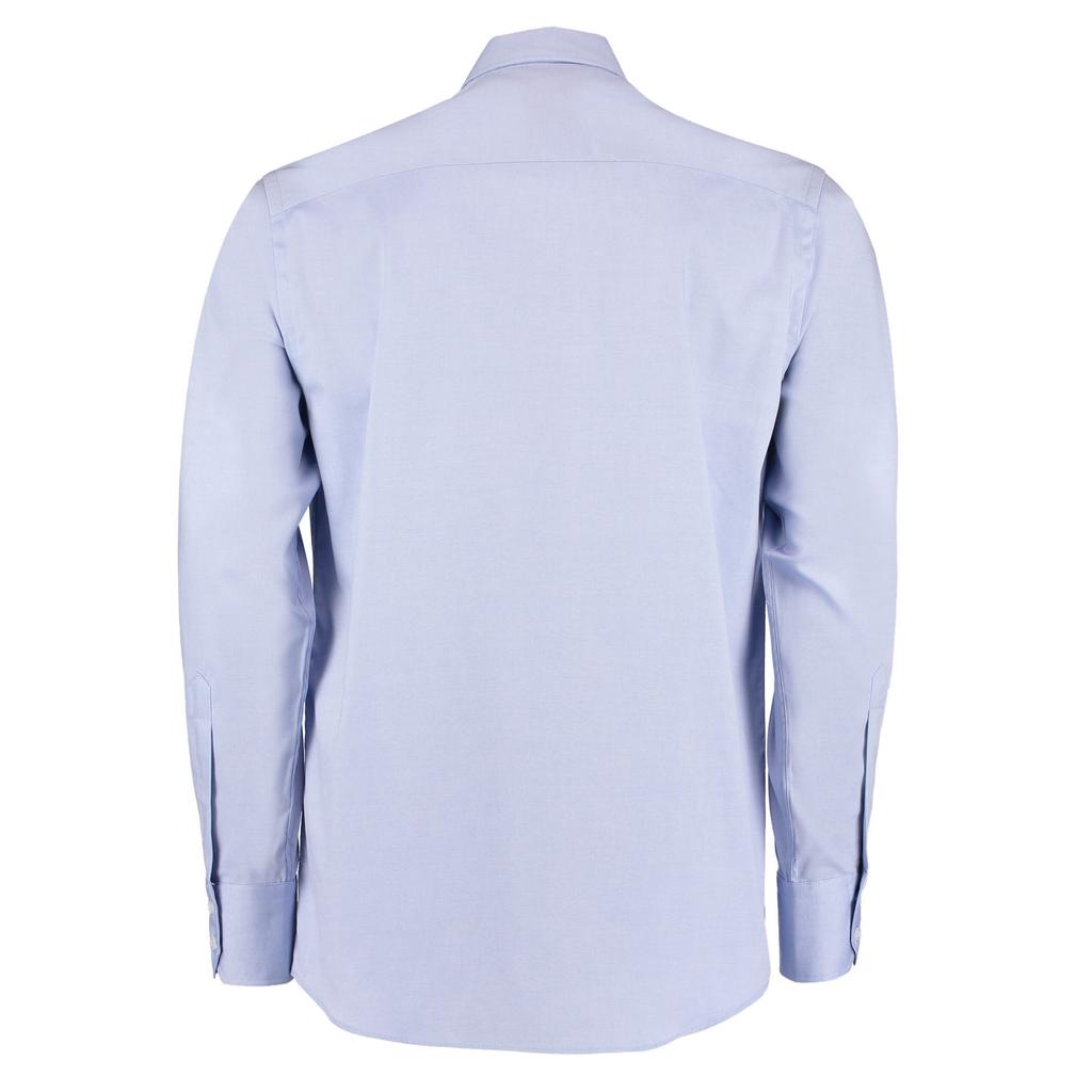 Kustom Kit Premium Oxford skreddersydd langermet skjorte for menn