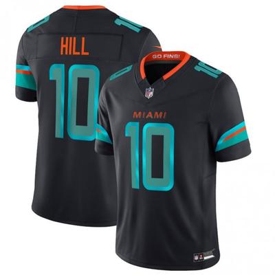 Miami Dolphins 1 Tagovailoa 17 Waddle Football Jersey Embroidered Sports Uniform Men Women