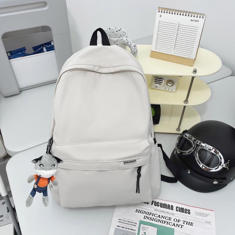 Lantuan Korean Style Large Capacity Student Travel Backpack One Size