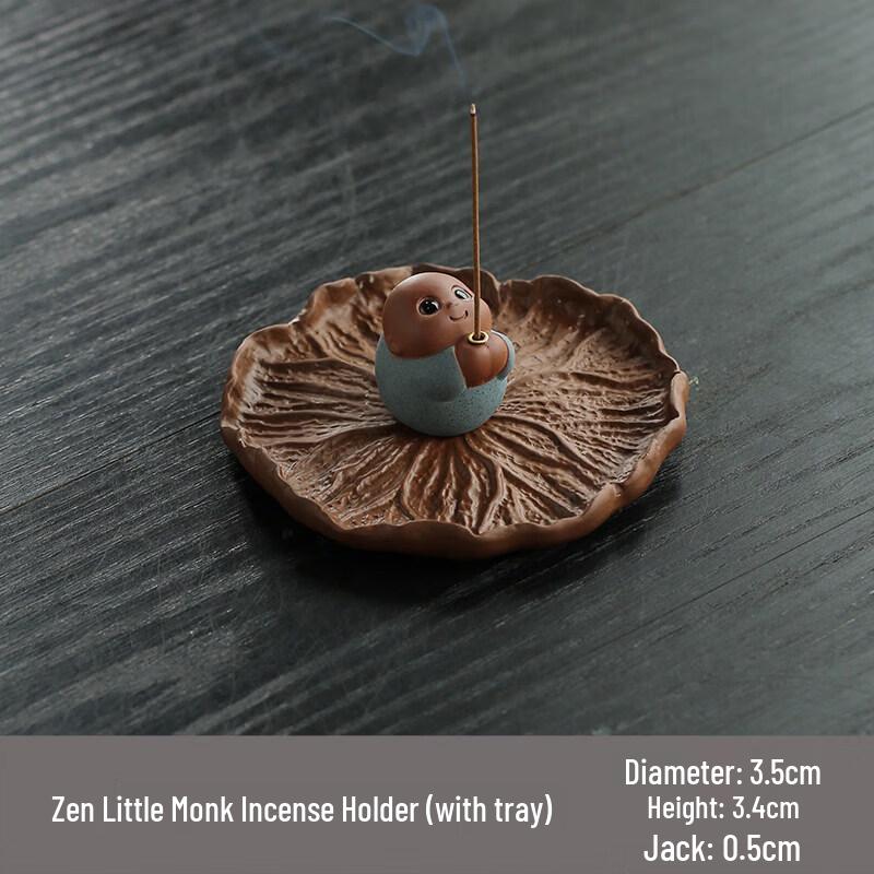 Zisha Monk Tea Pet Incense Burner