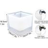 LED Ice Bucket, 3.5L Large Capacity LED Waterproof with Multi Color Changing Double Layer Square Champagne Wine Drinks Beer Bucket for KTV Party Bar