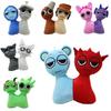 Siamesed Incredibox Sprunki Plush Toy Cartoon Stuffed Doll Game Gift Decoration