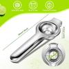Professional Manual Citrus Juicer - Heavy-Gauge Anti-Rust Stainless Steel, Ergonomic Lemon Lime Squeezer for Kitchen & Bar